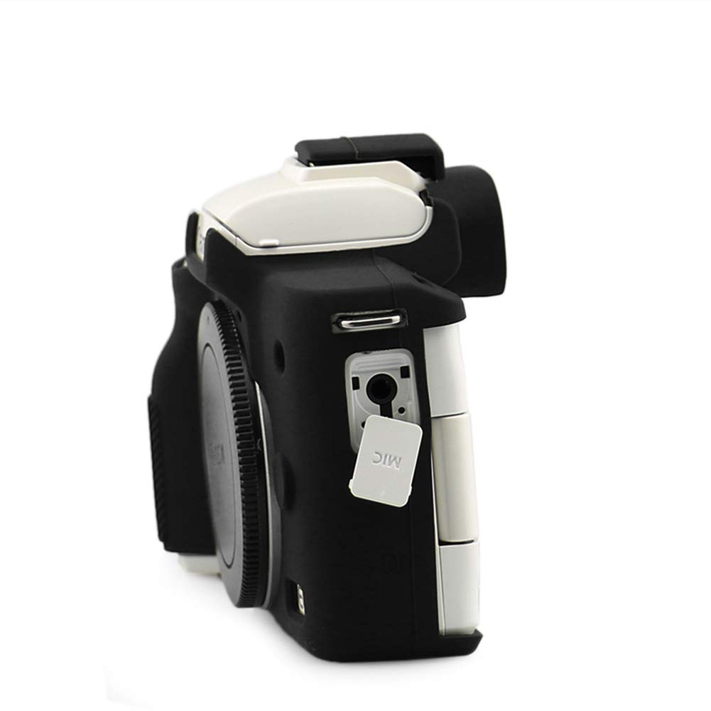 kinokoo Silicone Camera Case for Canon EOS Kiss Kiss M50 Mark 2 Digital Simple Design M/EOS M2/EOS M50/EOS Cameras, (Black)