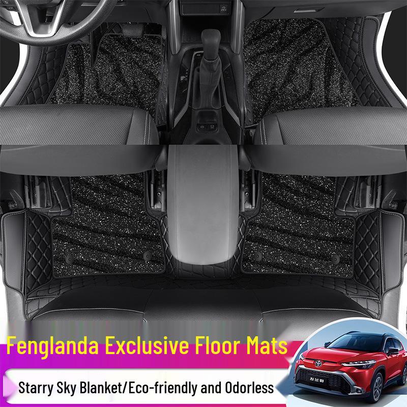 Leder-Vollumrandungs-Fußmatten für 2021-2025 Toyota RAV4