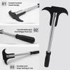 Seal Puller Double Hooks Installation Driver Oil Seal Removal Tool For Installation Shock Spring Motorcycle SUV Truck Vehicle