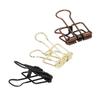 80Pcs Hollow  Clips 0.7in Sturdy Metal Hollow Out Strong Clamping Paper Clamps for Home Office