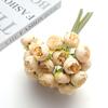 Ranunculus Artificial Flower,Faux Peonies Artificial Flowers 11.8 Inch Silk Flowers with Stems,27 Corollas Bouquet Decorations