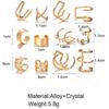 24 Pcs Gold Silver Hair Braids Dreadlock Non-Piercing Ear Clip Beard Beads Cuffs Clip Hair Accessories Styling Fashion Jewelry Gift Toos for Women