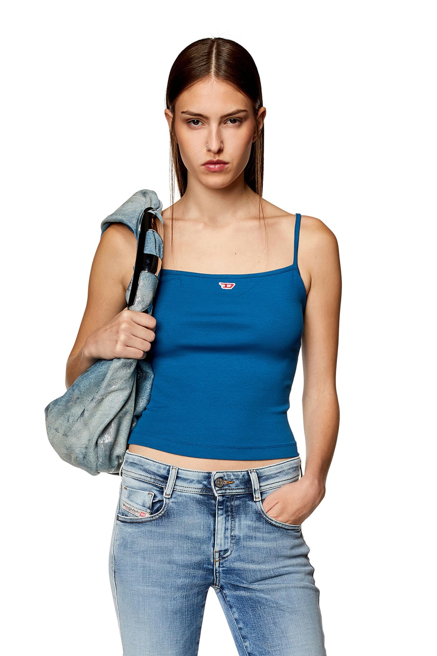 

Топ женский Diesel T-HOP-D, A051070EJAI, XS, Синий, 8NT