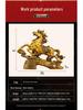 Success Wealth Horse Figurine - Zodiac Horse for Office Desktop or Wine Cabinet Decoration, Perfect Housewarming or Opening Gift