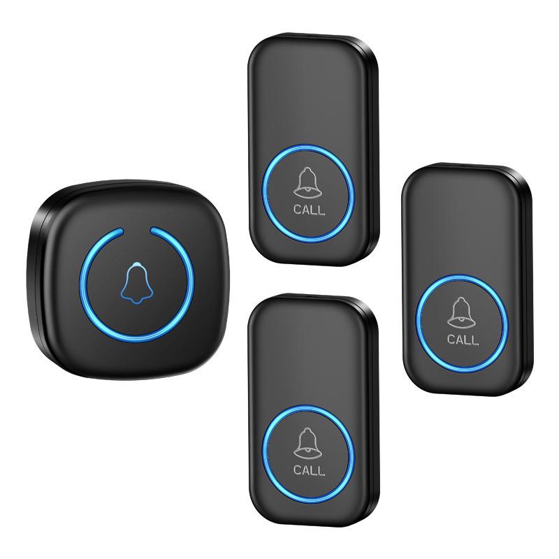 Compact Wireless Smart Home Doorbell - Long Range Remote Control with Ding Dong Chime