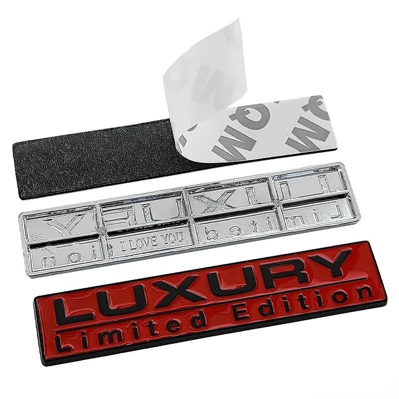 3D Metal Rear Trunk Badge Side Emblem Sticker for Cadillac Escalade CTS DTS STS XTS ATS CT5 CT6 XT5 XT6 SRX Exterior Accessories