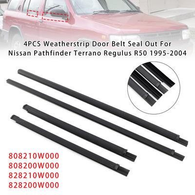 4 Stück Dichtungsband Türdichtungsband Außen für Nissan Pathfinder Terrano R50 1995-2004