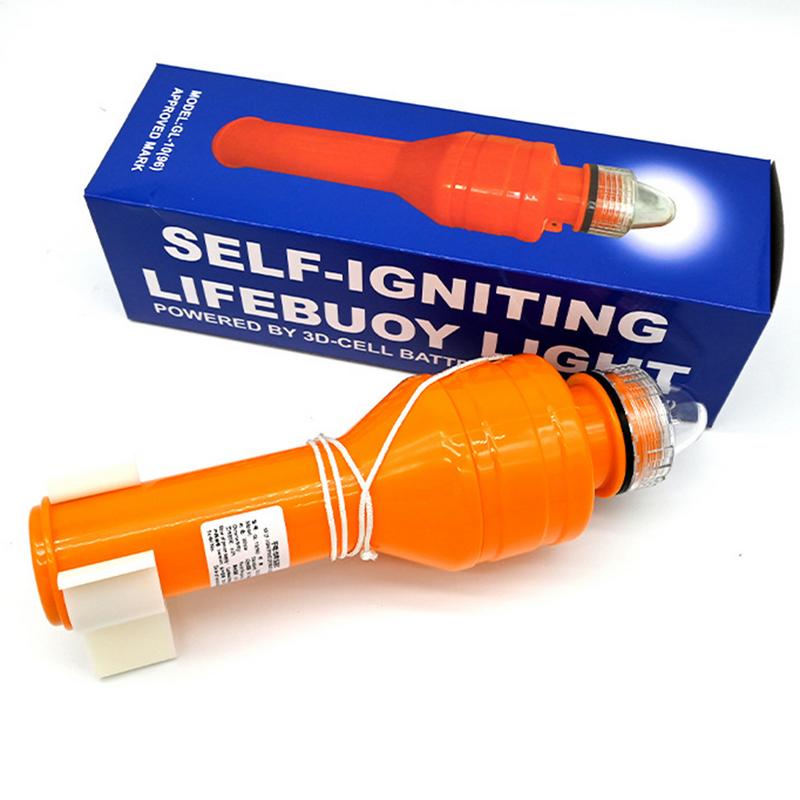 Lifebuoy Light Boat Flares Bait Lure Lamp With High-visibility LED Light For Kayaking Marine Pontoon Ship