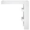 VidaXL Wall-mounted Bar Table Glossy White 102x45x103.5cm Engineered Wood 811787