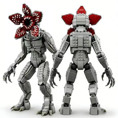Ungiftig .Heißer TV Fleischfressende Pflanze Riesiger Teufel Demogorgon Vecna Modell Bausteine Ziegel Konstruktionsspielzeug Für Kinder Halloween Geschenke