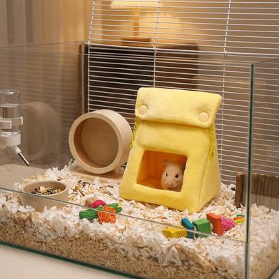 Windproof Hamster Cotton Nest Thickened Small Pet Sleeping Bag Plush Pet Bed  Indoor Pet House