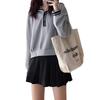 Women's Grey Pleated Skirt High-Waisted Short Skirt Summer Suit Style Slimming A-Line Extended Length Casual All-match Versatile Skirt