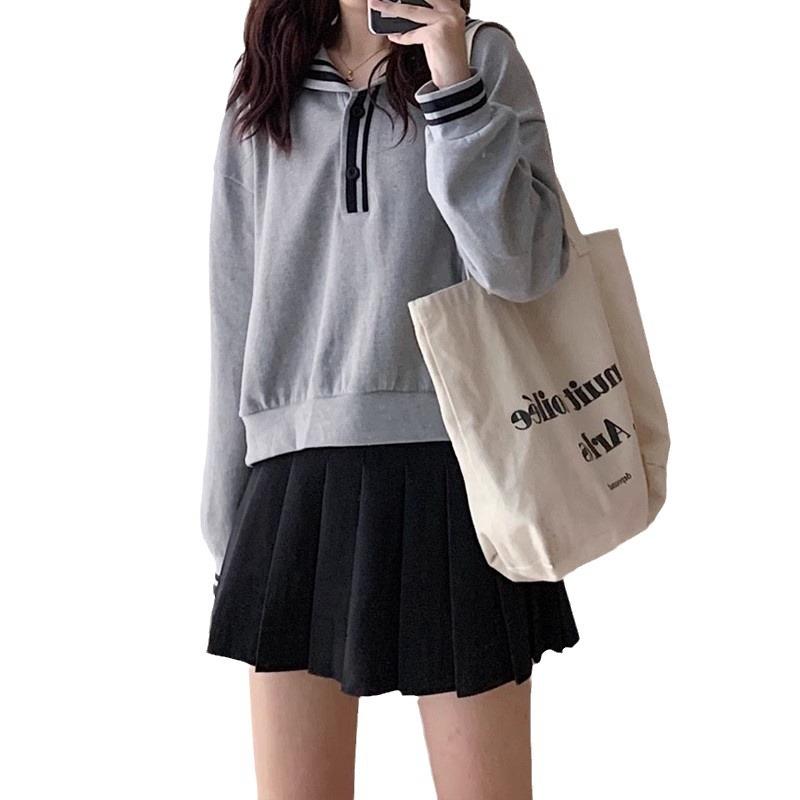 Women's Grey Pleated Skirt High-Waisted Short Skirt Summer Suit Style Slimming A-Line Extended Length Casual All-match Versatile Skirt