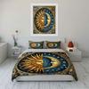 Sun and Moon Celestial Design Bedding Duvet Cover Set  (1*Duvet Cover 2*Pillowcases, without duvet insert)