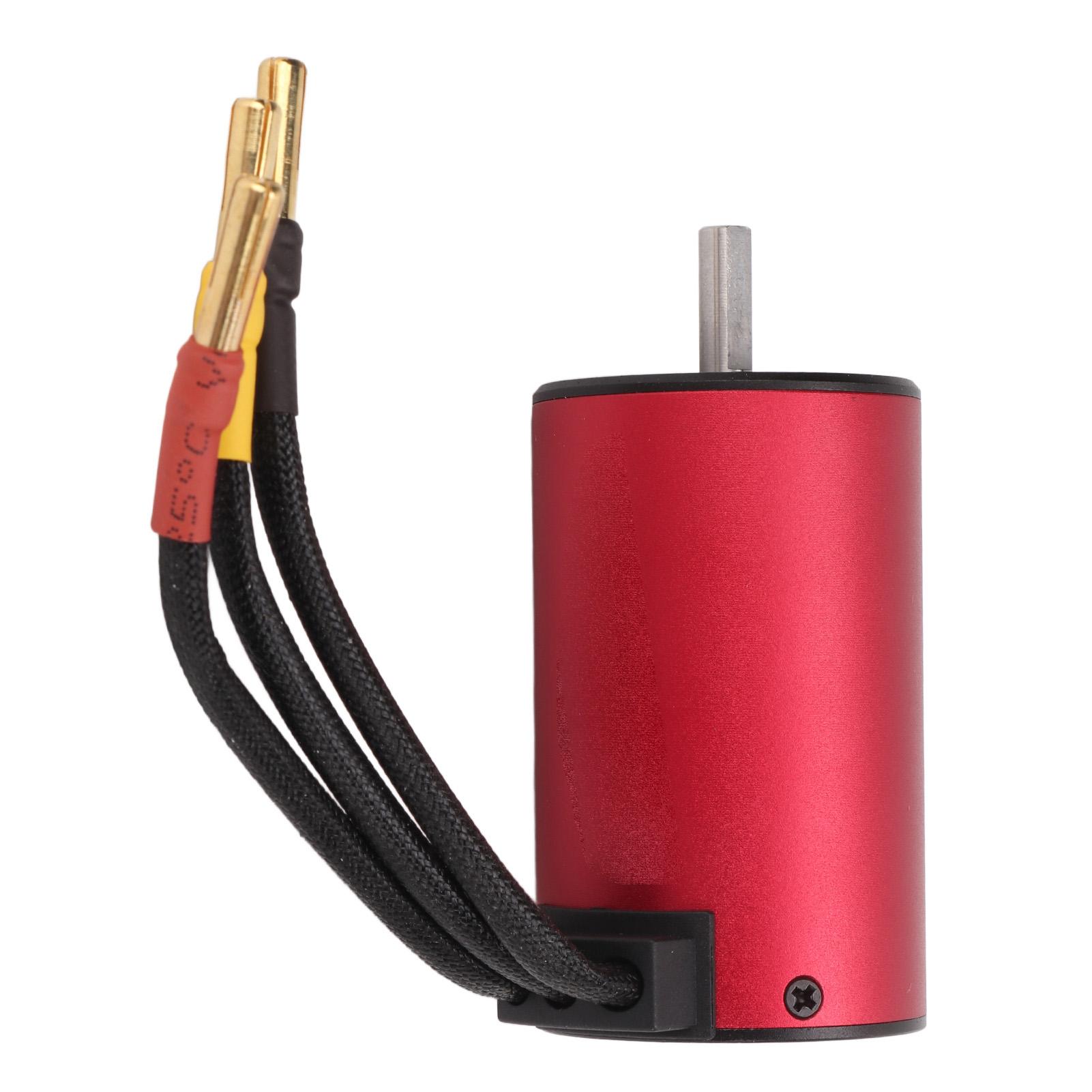 

Brushless Motor 2600KV Waterproof Red Aluminum Alloy CNC Machining RC Parts for 18 for 110 Remote