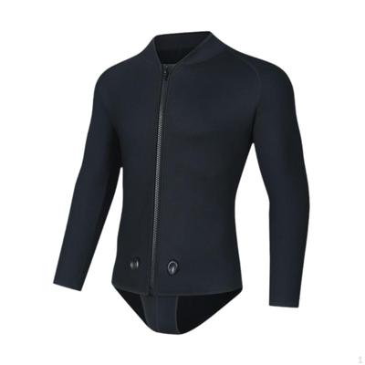 Men Wetsuit Top Scuba Diving Suit Jacket for Watersports Kayaking Freediving