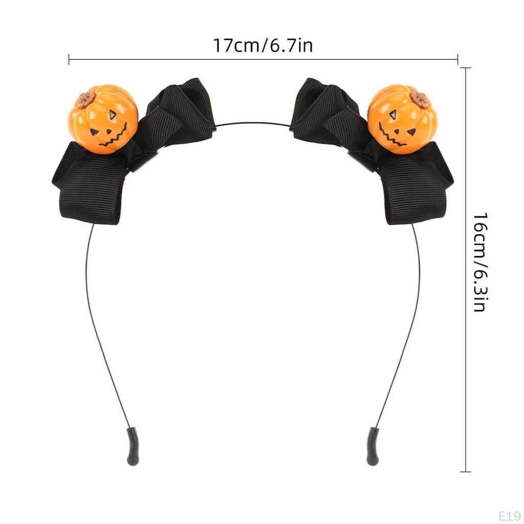 Dekoracyjna opaska na głowę w kształcie dyni na Halloween, dodatek do kostiumu cosplay