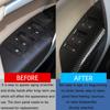 For Buick Regal 2009 2010 2011 2012 2013 2014 2015 2016 ABS Carbon Texture Car Inner Window Switch Lift Control Panel Cover Trim