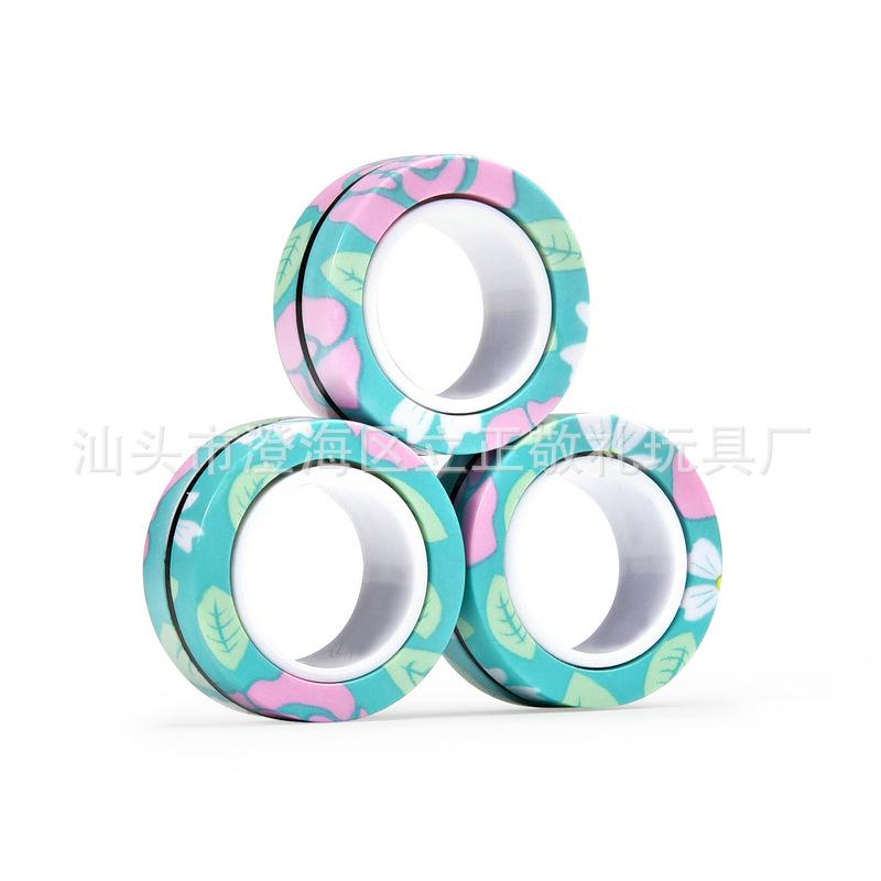 Magnetic Tire-Style Spinner Bracelet - Decompression Toy Finger Spinning Top