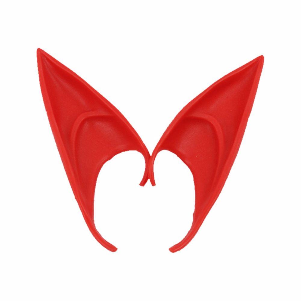 Women Christmas Decor Angel Ears Latex Elf Ears Halloween Decoration Cosplay Costume Accessories