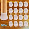 16Pcs/set Chair Foot Pad Cap Cover Chair Table Feet Furniture Leg Pad Protector Silicone High Quality Hot Set Top