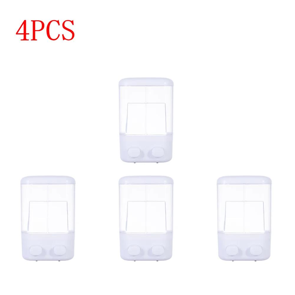 500/1000ml  Wall-mounted Liquid Soap Dispenser Single/Double Head Foam Hand Wash Device Bathroom Shower Detergent Shampoo Bottle