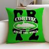 Street CCorteizS Cushion Cover Breathable and Skinfriendly Linen Pillowcase Square Removable and Washable Cushion