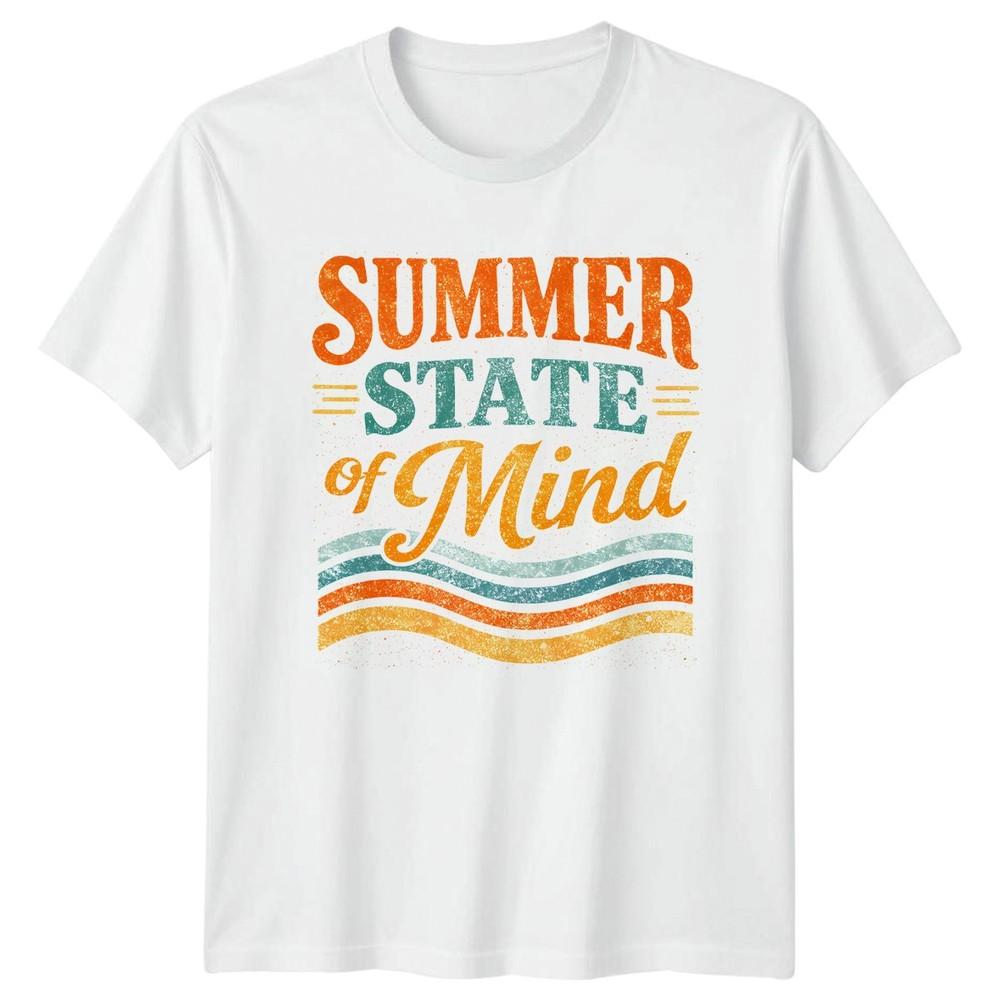 Summer State Of Mind TShirt Beach Vacation Gift For Him And Her S