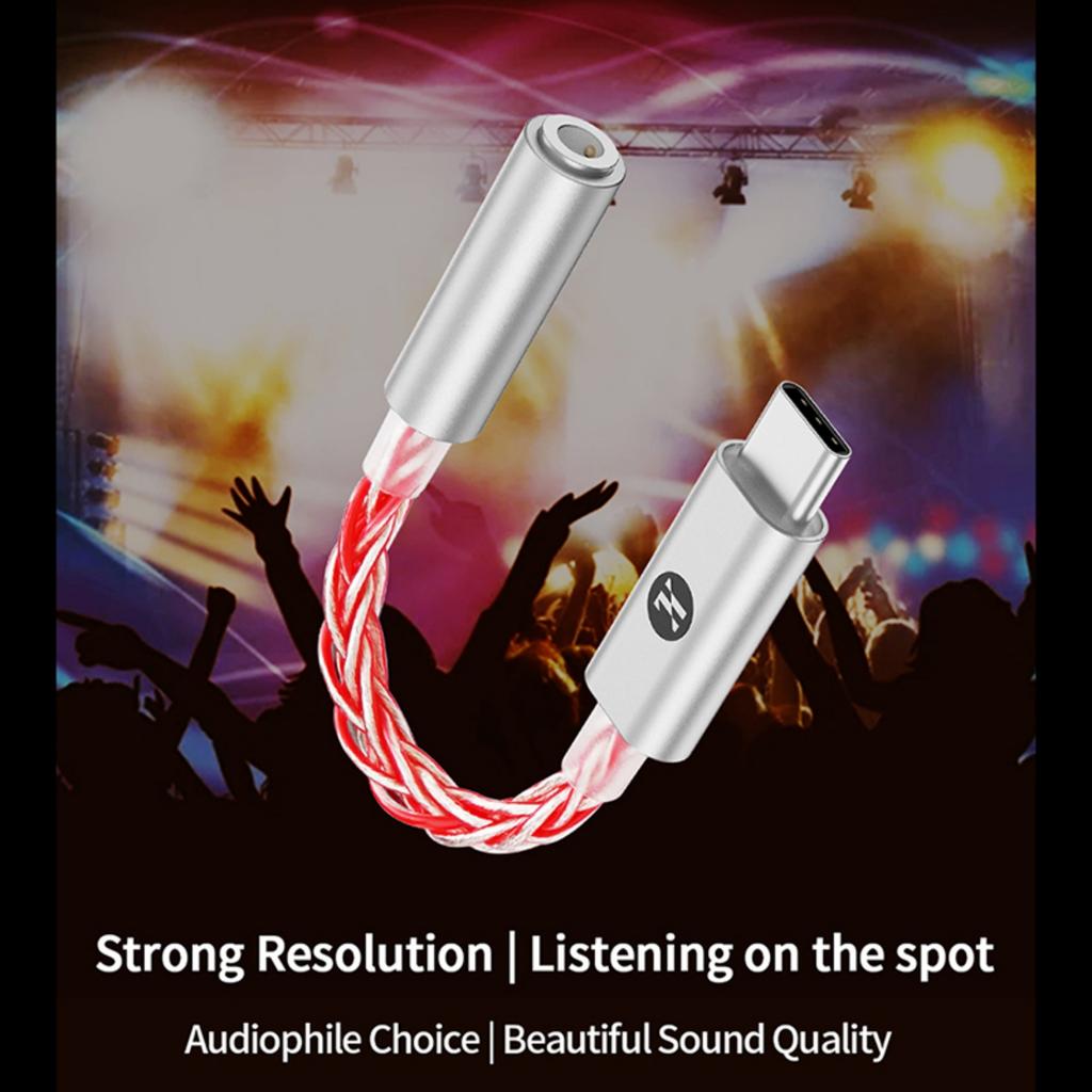 JCALLY CX31993 Hifi DAC Type-C To 3.5mm Digital Audio Decoding Portable Headphone Amplifier DAC Type C To 3.5mm LXDA JM6 Pro AMP