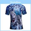 Premium Quality 3d Printed White Cotton Tiger T-shirt For Men And Women With Timeless Style