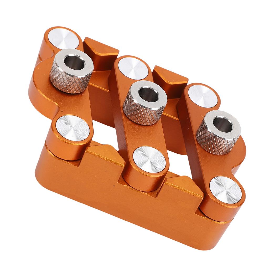 Wood Joint Punch Locator Woodworking Center Drilling Positioner Aluminum Alloy 6810mm Self