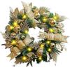 Christmas Wreath Door Hanging Decor Home Mall Window Party Festive Simulation Ornament