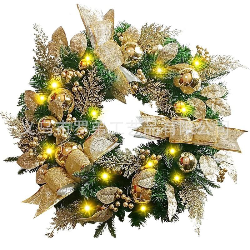 Christmas Wreath Door Hanging Decor Home Mall Window Party Festive Simulation Ornament