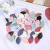 50 Stück Künstliche Blätter Falsche Baumblätter für Wohnzimmer-Dekoration Hochzeitsdekorationen DIY Handgefertigter Kranz Scrapbooking Bastelzubehör