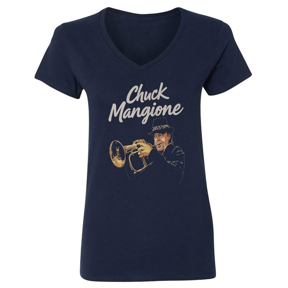 

Mangione Farewell Tribute - Jazz Legend Memorial Ladies V-Neck Tshirt Unisex T-Shirt XXL