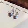 High-End European & American Metal Water Drop Ear Clips - No Piercing, Cool Autumn/Winter Style