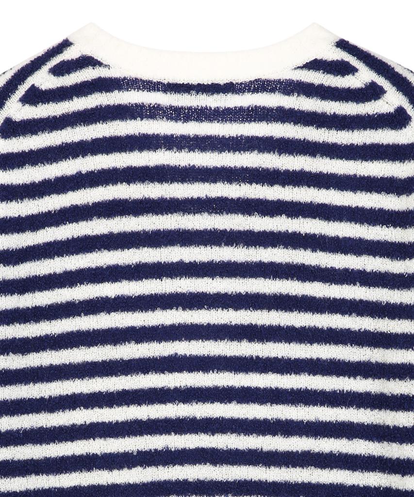 IL CORSO Breeze Stripe Knit Navy Iesw5F002N2