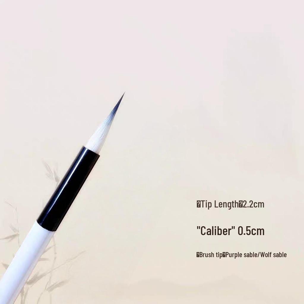 Professional Fine-Tip Brush for Chinese Painting, Ideal for Gongbi, Bai Miao, Figures, Flowers, Birds, Thangka, and Beginners.