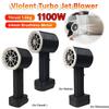 X64 Violent Turbo Jet Blower Thrust 1.6kg 64mm Brushless Motor 1100W Powerful Turbo Jet Fan  Handheld Duct Fan Violent Turbo Fan