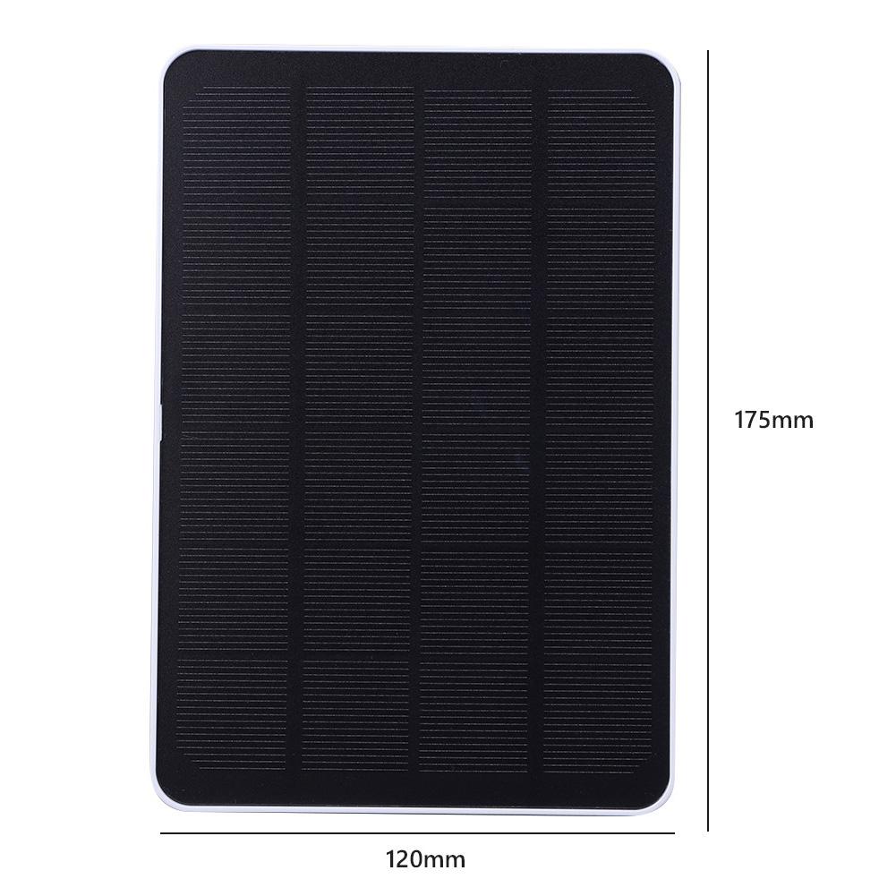 4W/6W 5V Solar Battery Charger IP65 Weatherproof W/ 9.8ft Charging Cable for Arlo Pro 5S/4/3 Floodlight Security Camera