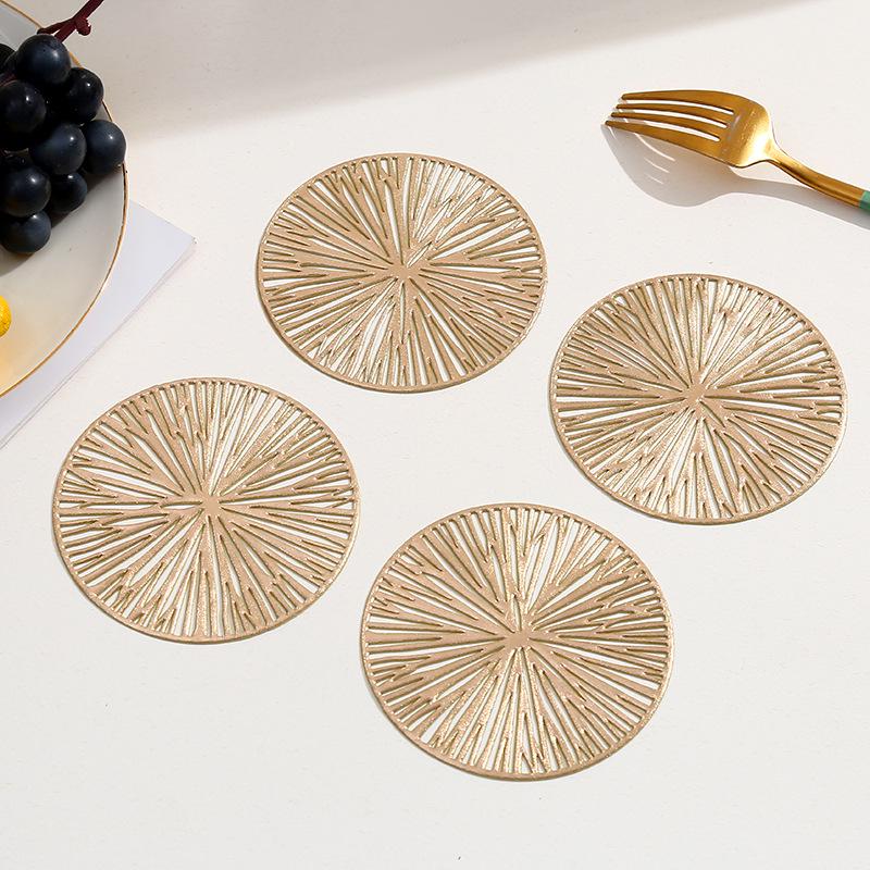 European Cross-border Creative PVC Heat Insulation Placemat for Plates, Bowls, and Teacups - Anti-Scald Design