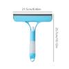 3 In 1 Spray Scrape Double-Sided Window Glass Cleaner Adjustable Cleaning Brush Window Washing Brush Car Glass Cleaning Brush