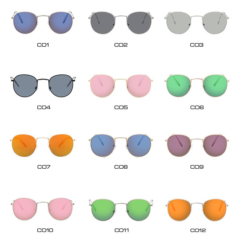 Small Retro Round Sunglasses Woman Brand Designer Vintage Sun Glasses for female Eyewear Luxury Mirror Ray Glasses
