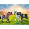 Playmobil - 70999 - 3 chevaux : frison, knabstrupper et andalou - avec 1 selle et 3 licols