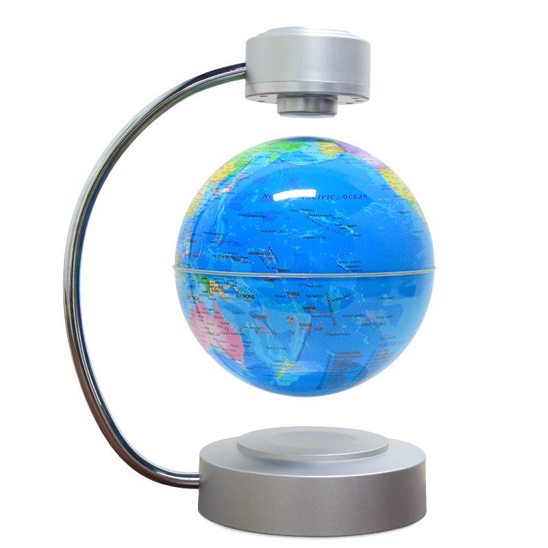 6-Inch Self-Rotating Magnetic Levitating Globe: Luminous Home Decor Gift