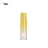 10PCS 10ml Gradient Color Glass Roller Bottles, Pearlized Refillable Containers for Massage Oil & Floral Water