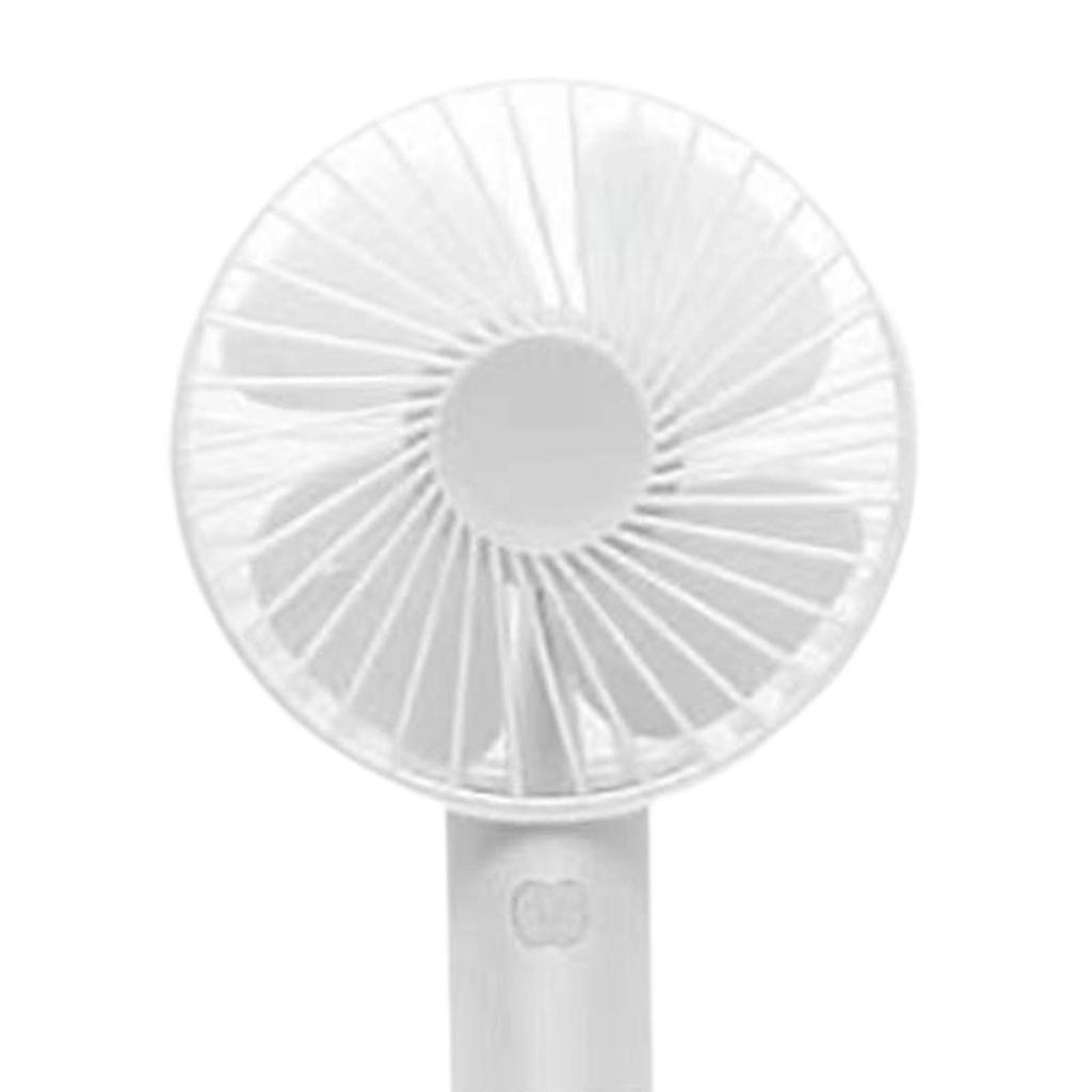 Handheld Fan Table Fan Compact Lightweight Portable Fan for Office Home Dorm White