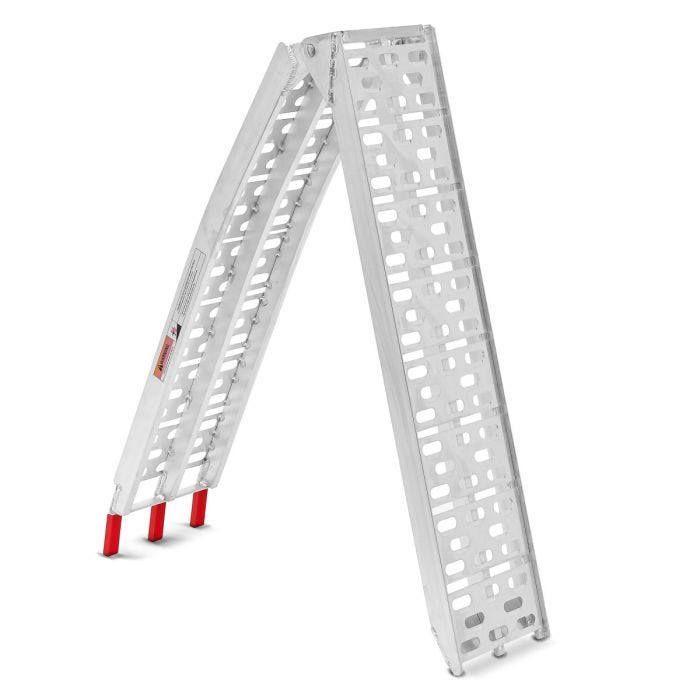 Rampe d'accès - ConStands - Aluminium léger - Capacité 340 kg - Pliable et antidérapante