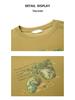 Plus Size Round Neck Printed Sweatshirt for Middle-Aged Women - Spring/Autumn Style, Loose Fit, Fashionable Mom Top