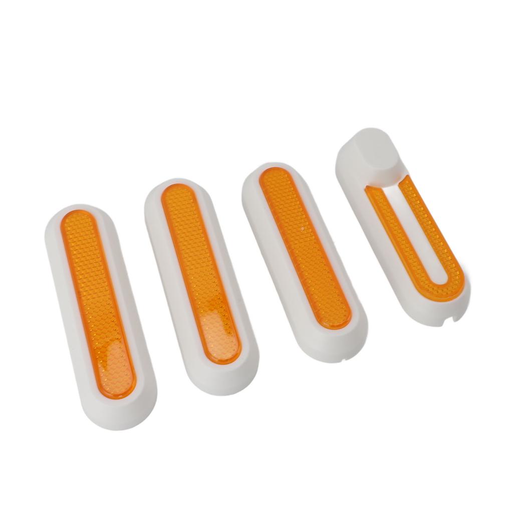 Roller Reflektorstreifen Tragbar Universal Elektroroller Reflektor für Xiaomi Serie M365 PRO 1S PRO2 MI3 Modelle Weiß